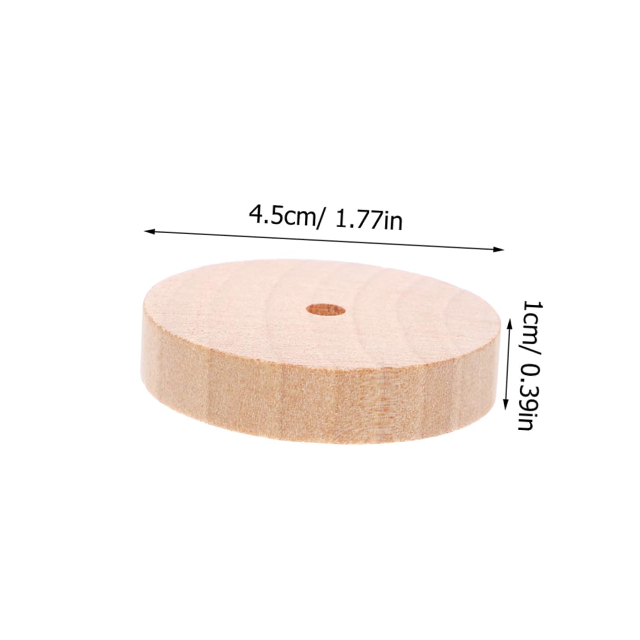 ERINGOGO Y Car Wheels 15pcs Small Round Wood Wheels Craft Wheels for Boys and Girls Wooden Furniture Casters