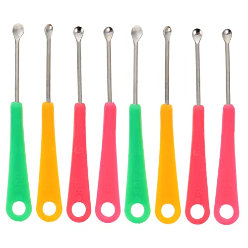 FRCOLOR Stainless Steel Removal Kit 200pcs Ear Cleaning Tools Ear Picks and Non-Slip Grip for Safe Cleaning