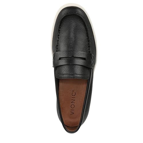 Mocasines Vionic M Uptown para hombre en cuero negro talla 42 5