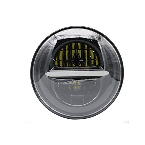 ZHUOYUE 1 Pcs 5.75" 5 3/4 LED Faro de la Motocicleta Daymaker para Harley Sportster 1200 XL1200L Custom XL1200C 883 XL883 Dyna Sportsters, Black