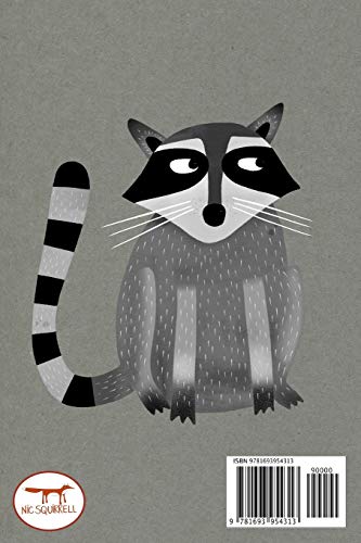 Notes: A Blank Sketchbook with Cute Raccoon Cover Art image 4