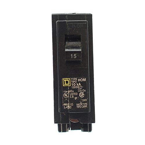 Plug In Circuit Breaker, 15A, 1P, 10Ka, 120V