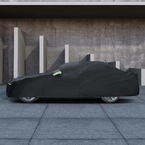 Image of Migaven Car Cover Custom Fit for Toyota Corolla 2000-2025, Honda Civic 1991-2025, Waterproof Full Exterior Cover Rain Sun Protection with Door Zipper