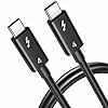 Cable certificado Thunderbolt 4, cable USB C a USB C de 3.3 pies de carga rápida de 240 W, datos impresionantes de 40 Gbps, salida de video dual 8K/4K, para iPhone 16, MacBook Pro Air, iPad y más