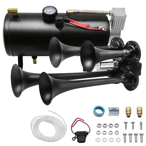 180dB 4-Trumpet Train Horn Kit