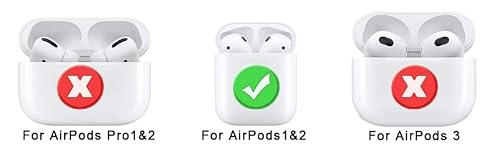 Kls Products Cute Airpod Case With Chain, 3D Kawaii Silicone Cartoon Cool Airpod Cover, Funny Fun Fashion Unique Trendy Candy (Airpod 1/2, Pink Candy) #TOP3