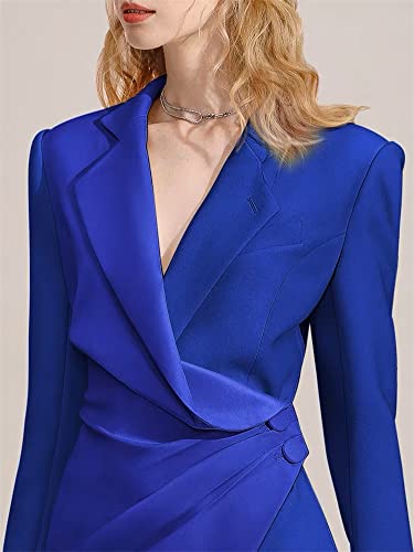 Women Blazer Dresses Formal Elegant Classy Long Sleeve Dress for Women Work Office3