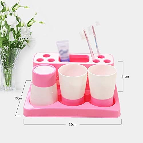 Multifunctional Toothpaste Cup Toothbrush Holder Two Three Creative Wash Brush Cup Bathroom Accessories Comb Holder
