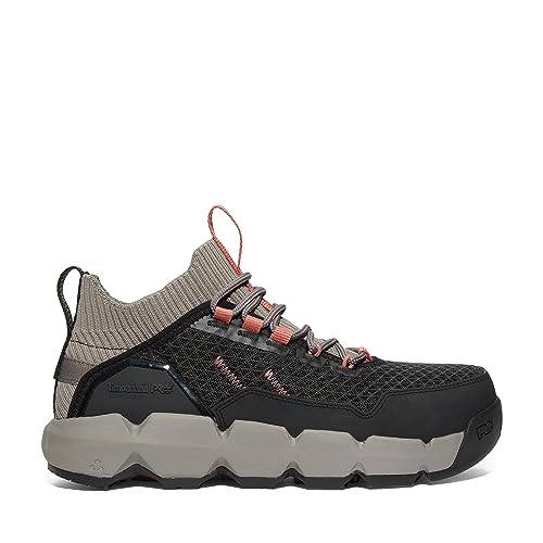 Timberland PRO Timberland PRO Women's Morphix Chukka Composite Safety Toe Industrial Casual Sneaker Boot, Black/Rose, 8.5M