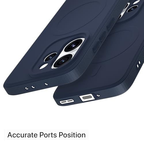 Image of Pikkme Back Cover for Oppo Reno 15 Pro Mini 5G Soft Matte Silicone Mag-Safe Design (Mag-Safe Not Support) Camera Protection | Slim Fit Bumper Cover (Blue)