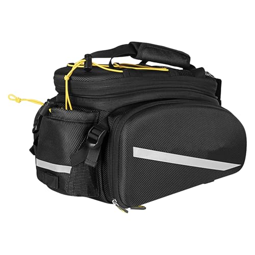 Bike Saddle Bag, Biking Rear Seat Storage Pouch, 12.99x9.45x8.66 inches Compact Cycling Frame Bag, Large Multi-Purpose Packsaddle Pocket for Camping, Outdoor Adventure and Travel
