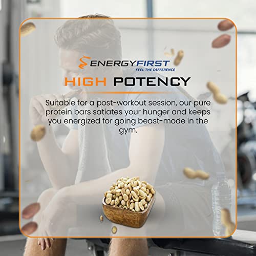 Energy First Permalean Protein Bars Peanut Butter, 12 Count, Gluten Free Protein Bars With 23G Of Protein, Meal Replacement Bars, Low Carb High Protein, No Sugar & Soy Added, Sports Nutrition Bars #TOP5