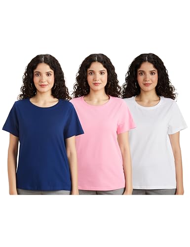Image of Amazon Brand - Symbol Women's Cotton Stretch Regular Fit Round Neck Sleeveless T-Shirt (Available in Plus Sizes)