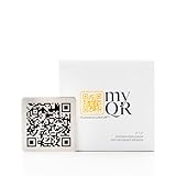 QR Code Sign - Link to any website | Stainless Steel QR Code Plaque, 2x2 Inches, Sticker Permanent Adhesive, Indoor/Outdoor, For Business or Personal