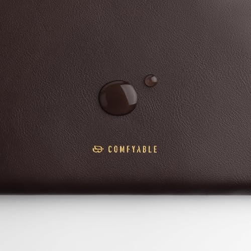Image of Comfyable Leather Laptop Sleeve Compatible with MacBook Pro /Air, 16 /15 Inch Computer Sleeve, Mac Travel Case, Laptop Protective Pouch, Leather Laptop Cover M4 /M3 /M2 /M1 2024-2021, Chocolate