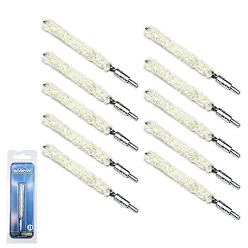 MaximalPower™ Gun Cleaning Bore Cotton Mops Brush .22 Caliber for 8-22 Threaded (10 Pack)