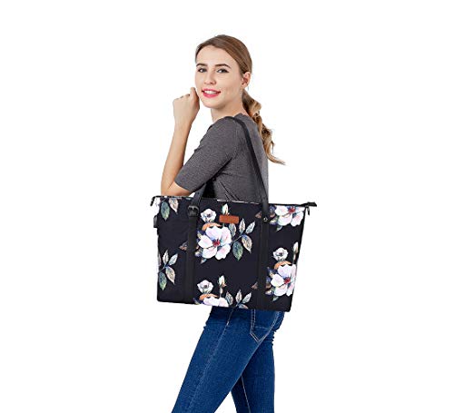 Mosiso MO-17-POLY-AJFTPUHD-U-TOTE-SHD-BKHIB Usb Port Laptop Tote Bag  thumb #5
