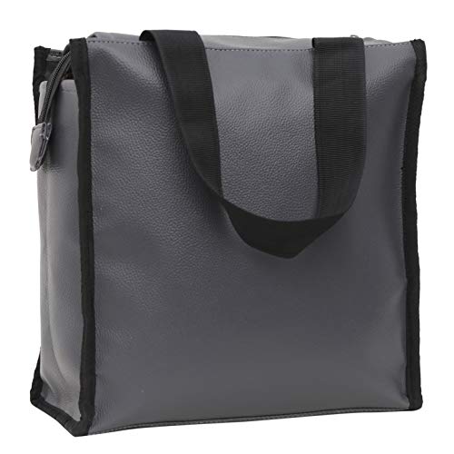 Image of Fabric Multifunctional Lunch Tiffin Food Tote Shopping Modern Bag For Men Women /Water And Oil Proof /X Large, Grey