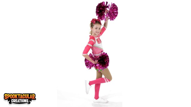 Disfraz Zombie Cheerleader para Niñas Talla Grande miniatura 6