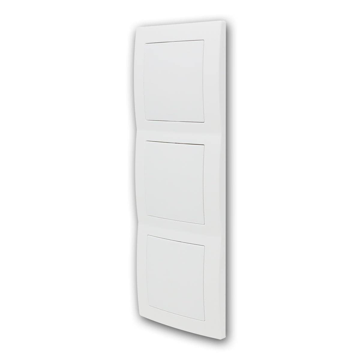 Tapa/panel triple FLAIR, color blanco, con marco triple