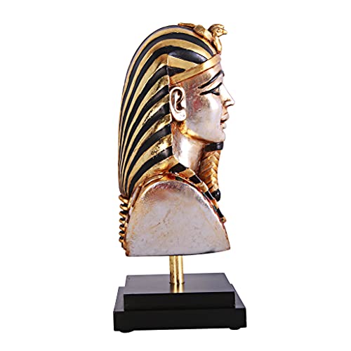 Estatua Rey Tutankamón en pedestal de museo miniatura 6