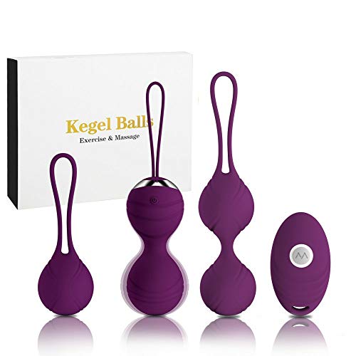 Abandship 2 in 1 Kegel Balls Kit - Ben Wa Kegel Balls for Women Beginners & & Advanced, 3 Weights Doctor Recommended Kegel Exercise Weights Products for Women Bladder Control and Pelvic Floor Training