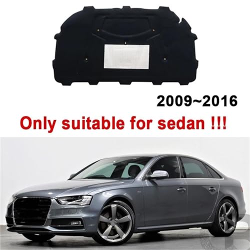 Bouclier thermique capot Audi A4 B8 8K isolant phonique premium - 4