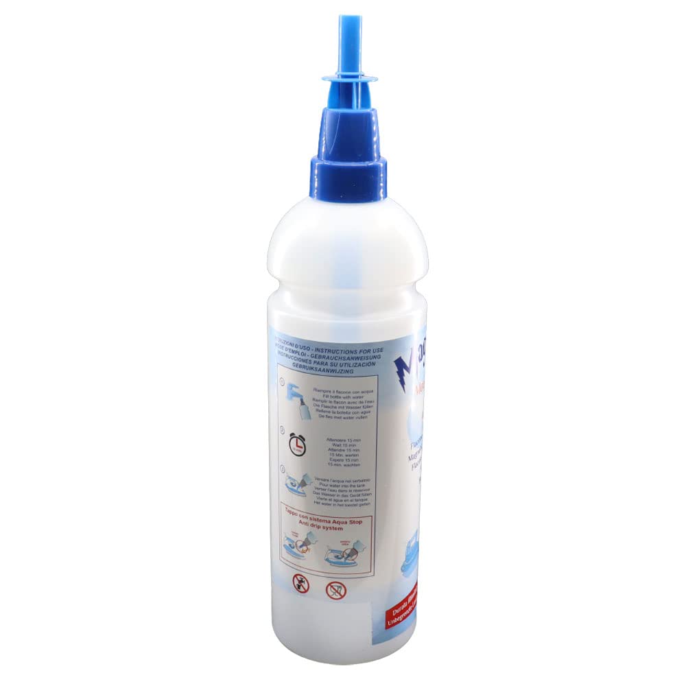 Marel Shop® - Bottiglia Dosatore Acqua Anticalcare con Sistema Antisgocciolamento compatibile con Ferri da Stiro