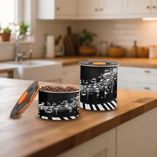 Contenedor hermético de acero inoxidable para café 900ml miniatura 6