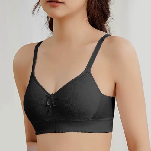 Training Bras for Girls Size 9-14 Comfortable Breathable Soft Solid Color Bra Adjustable Cotton Cami Bralettes2
