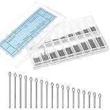 JUNSDUKE 360 Pcs 6-23mm Watch Band Link Cotter Pins Assortment, Watch Strap Bars, Watch Link Repair Kit, Watch Band Tool for Watch Repair