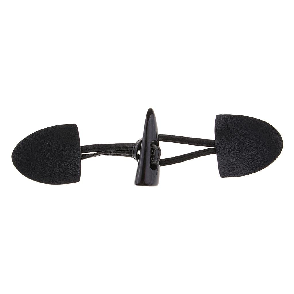 Amazon | 6セットダッフルコートレザートグル留め金トグルボタン