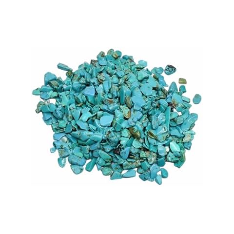 VMDEKK Turquoise Crystal Chips for Decor Cover