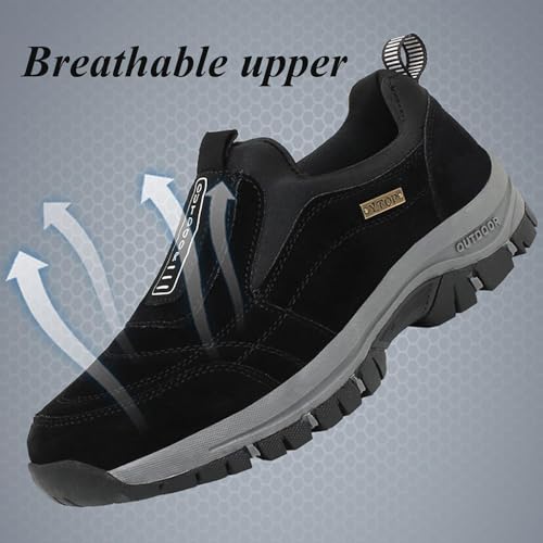 Enjerr Orthopedic Shoes Men, Waterproof Walking Hiking Shoe, Outdoor Comfortable Waterproof Orthopedic Walking4