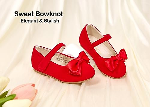 Toddler Flower Girl Dress Shoes - Little Girl Ballet Flats Wedding Party3