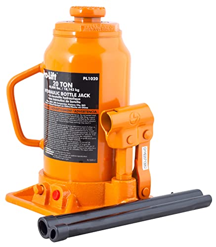 Image of Pro-Lift 20 Ton Hydraulic Bottle Jack - Portable Car Jack 40000 Lbs Capacity with Pump Handle for Car Sedans SUV