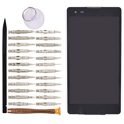 Image of LCD Digitizer Assembly with Front Housing for LG X Style K200 K200DS(Black)