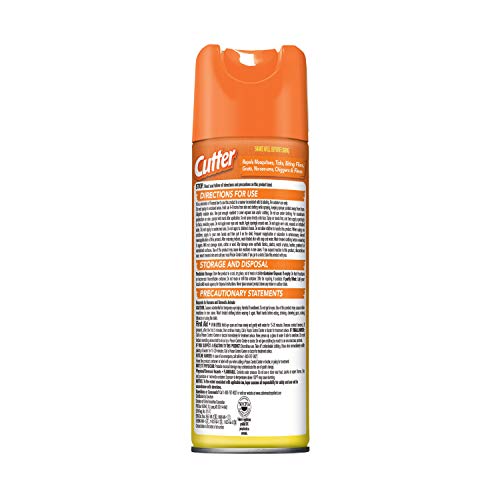 Cutter Insect Repellent Twin Pack, 2-6 Ounce Aerosol Cans, With 7 Percent DEET - Thumbnail 2