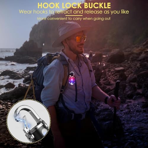 Image of Portable Rechargeable Bright Keychain Flashlight, 6 Light Modes Waterproof, Compact Pocket Light for Night Working, Running, Walking, Camping, Fishing, Hiking