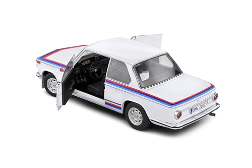 BMW 2002 Tii Turbo Evocation Blanco a Escala 1:18 miniatura 3
