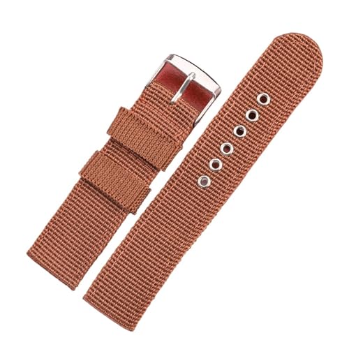 YONGSUN _炩 voh 18mm 20mm 22mm 24mm iCLoXvoh DXgbv jo[TuXbg Y fB[X X|[cuXbg(Brown,18mm)