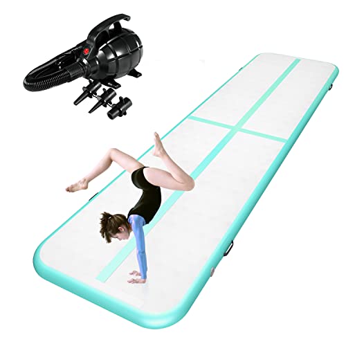 Zenova AF-IG Inflatable Gymnastics Mat 13 X 3.3Ft Tumble Track 4 Inches Thickness cover