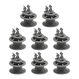 4581DD3002A Dishwasher Upper Rack Wheels 8 Pcs Dishrack Roller and Axle Assembly Replacement for LG Dishwasher Replaces 4581DD9001B, AP4437685,1266813