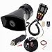 Produktbild YIYIDA Car Horn Autohupe einfache Verbindung Schließen Sie den Zigarettenanzünder des Autos an 130db Alarm Hupe Auto Sirene mit Mikrofon PA-Lautsprechersystem 7 Töne LKW Hupe für 12V Auto Boot etc