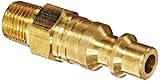Dixon Valve DCP2101B Brass Air Chief Industrial Interchange Air Fitting, Quick-Connect Plug, 1/4