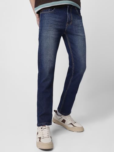 Image of Neostreak Men's Regular Fit Heavy Washed Jeans Stretchable