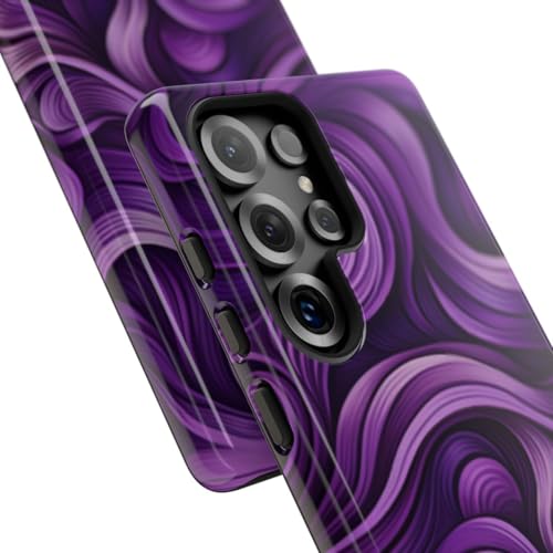 Coque Samsung S25 Ultra design vague violette pour sublimer votre style - 2