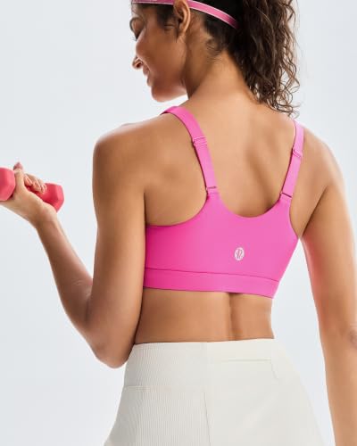 Image of RUNNING GIRL Adjustable Sports Bras for Women High Support,Full Coverage Molded Cup Sports Bra High Impact Workout Gym