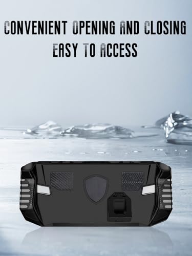 Case for MSI Claw A8 BZ2EM-070US 2026 (Black) | Flexible TPU Protective Cover with Kickstand, Shockproof miniatura 4