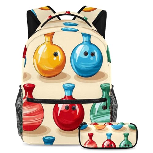 Sac à dos avec trousse combo grand format pour transporter les grands cahiers